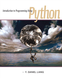 Liang, Introduction to Programming Using Python, 1e - Perusall